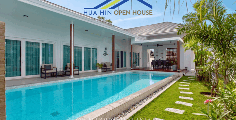 Modern 3-bedroom pool villa for sale near Hua Hin beach | Hua Hin soi102