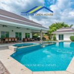 Front view of 6-bedroom pool villa at Palm Villas Hua Hin