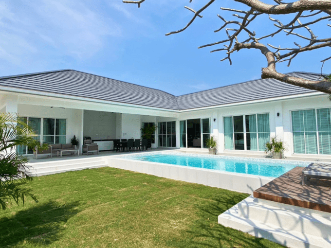 Eeden Luxe Modern 3-bedroom private pool villa for sale in Hua Hin Soi 112