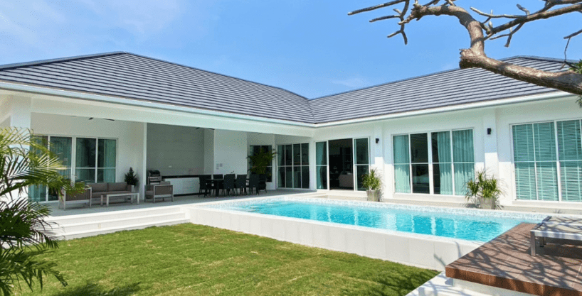 Eeden Luxe Modern 3-bedroom private pool villa for sale in Hua Hin Soi 112