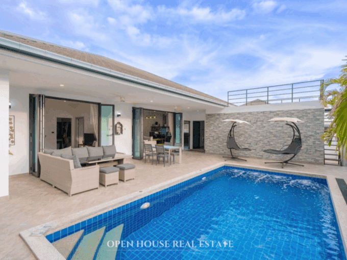 Long-term villa for rent in Hin Lek Fai