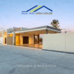 Modern tropical pool villa for sale in Hua Hin Soi 112 with 3 bedrooms, open-plan living, private garden, 3-car parking, and premium finishes, ideal for luxury living.