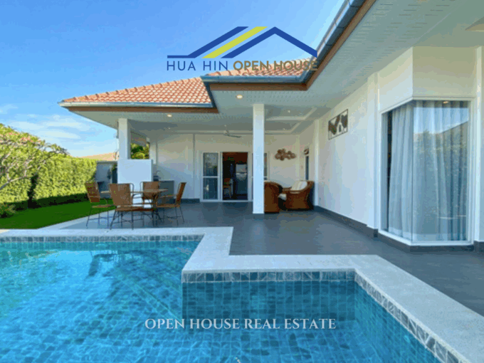 Brand-new 3-bedroom pool villa for sale at Mali Lotus Hua Hin