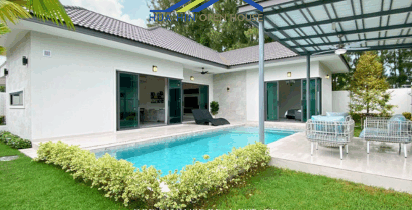 Fully furnished Hua Hin property with private swimming pool and sala pavilion