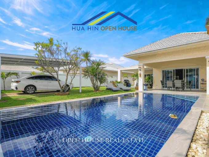 Resale Hua Hin house with private pool and tropical garden in The Lees Soi 88
