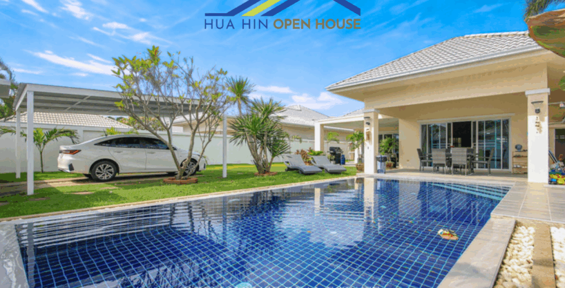 Resale Hua Hin house with private pool and tropical garden in The Lees Soi 88